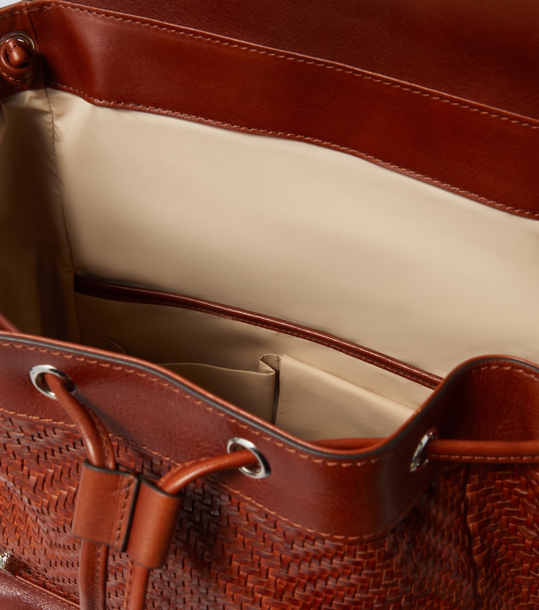 City leather backpack | Brunello Cucinelli