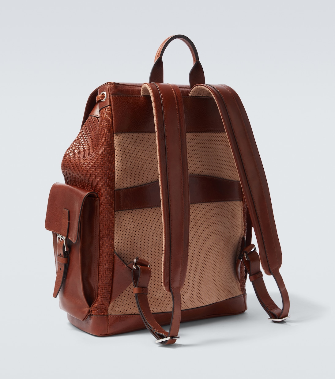 City leather backpack | Brunello Cucinelli
