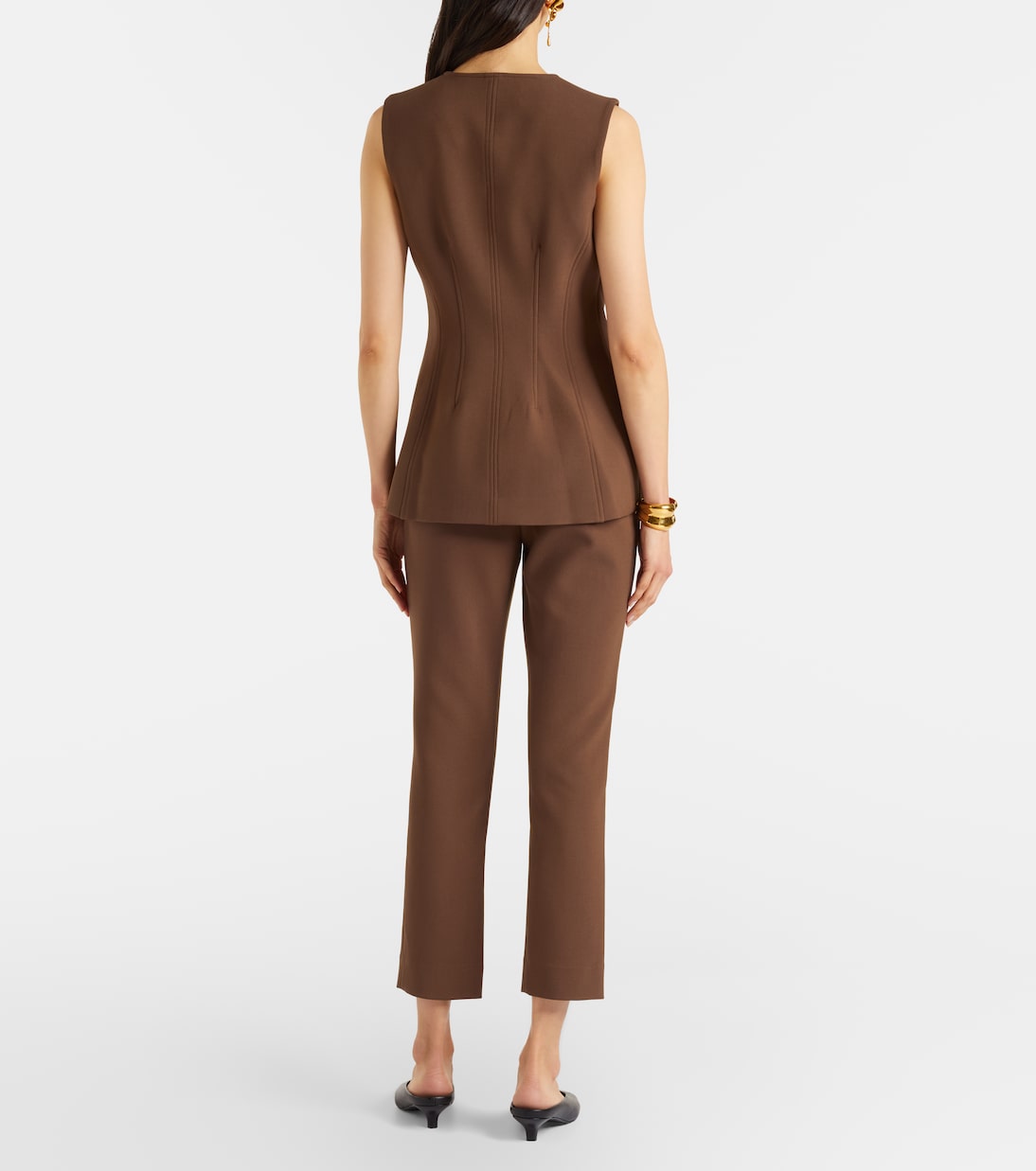 Stila cropped slim pants | Veronica Beard