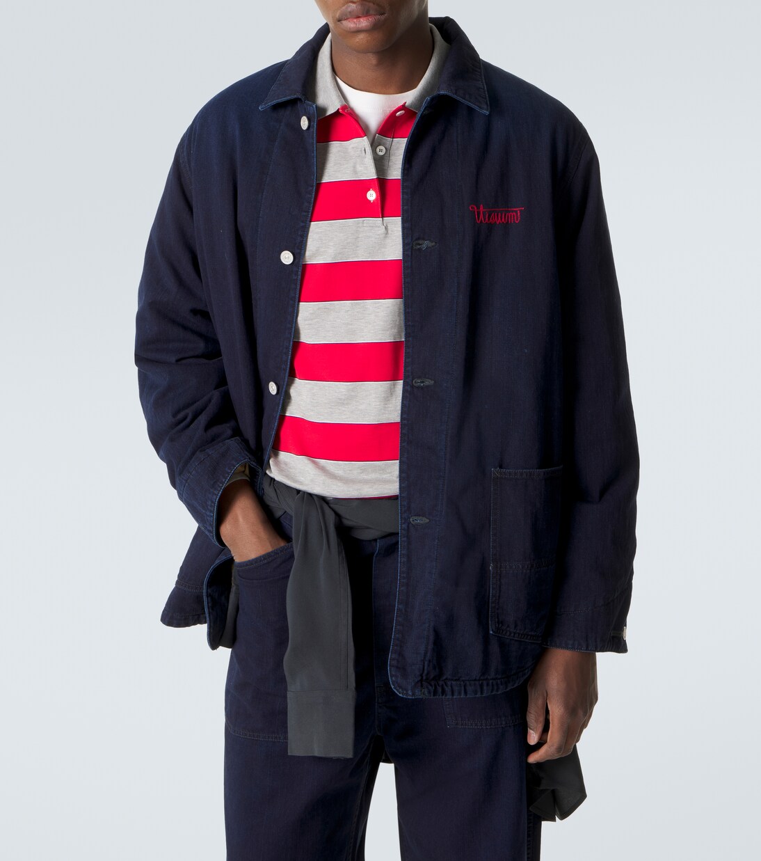 Daunenjacke Osiris aus Denim | Visvim