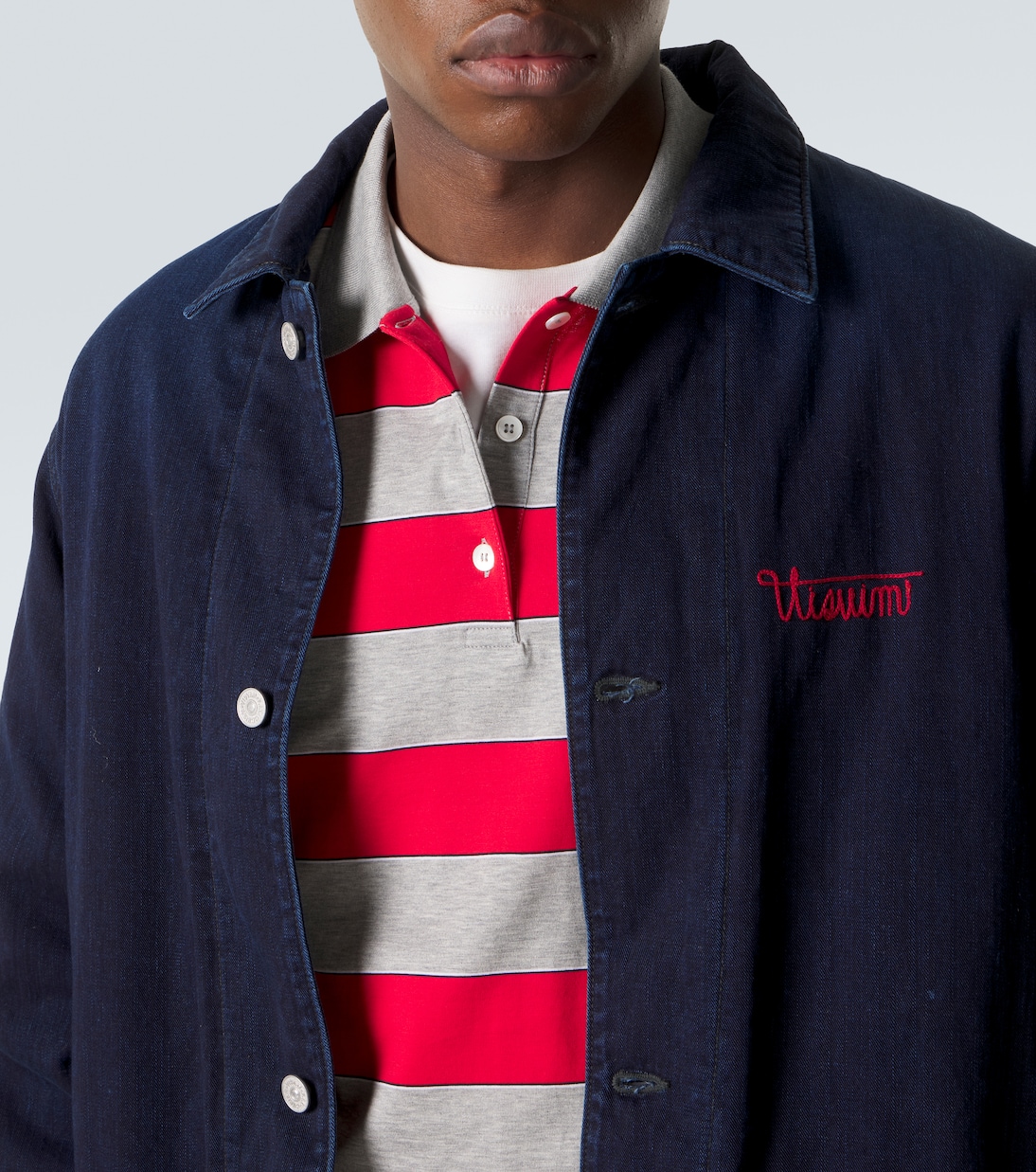 Daunenjacke Osiris aus Denim | Visvim