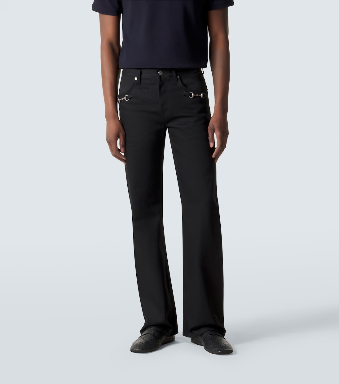 Horsebit flared jeans | Gucci