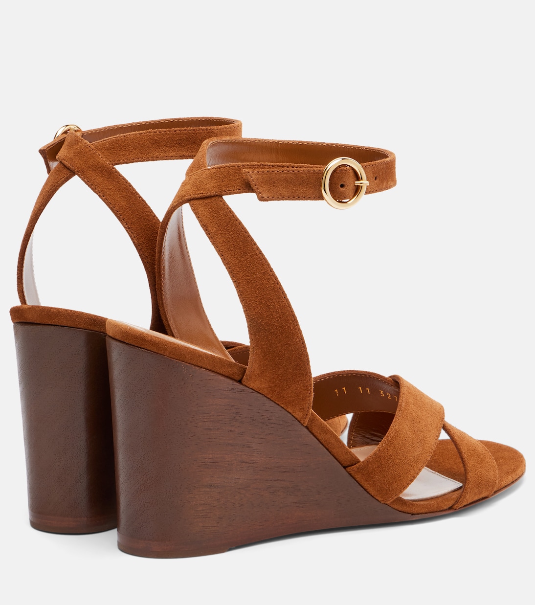 Suede wedge sandals | Gianvito Rossi
