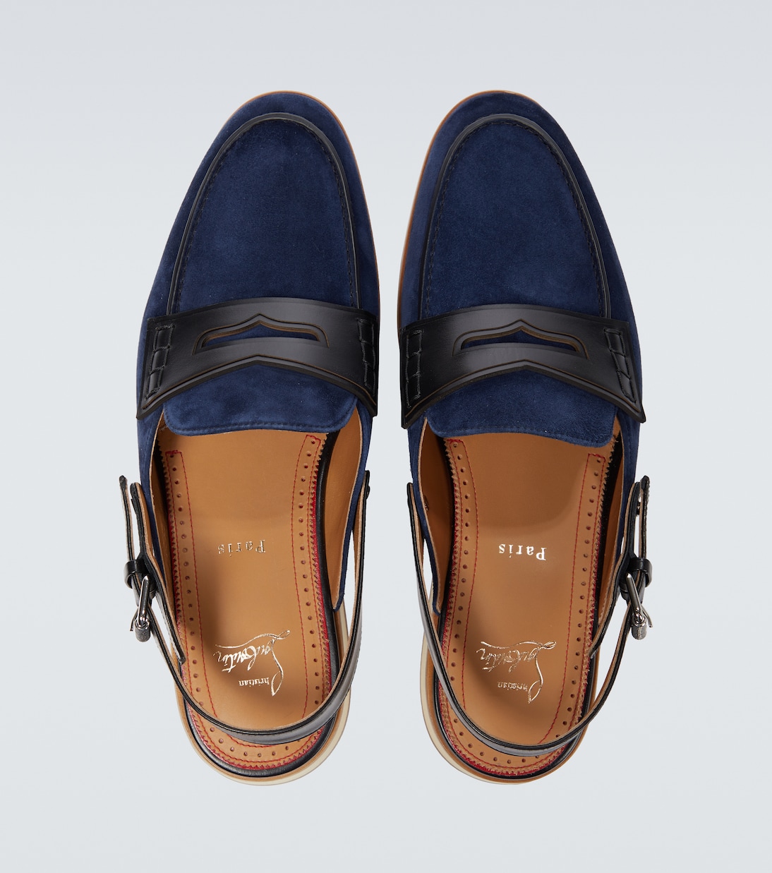 Mules Tricoto de ante | Christian Louboutin