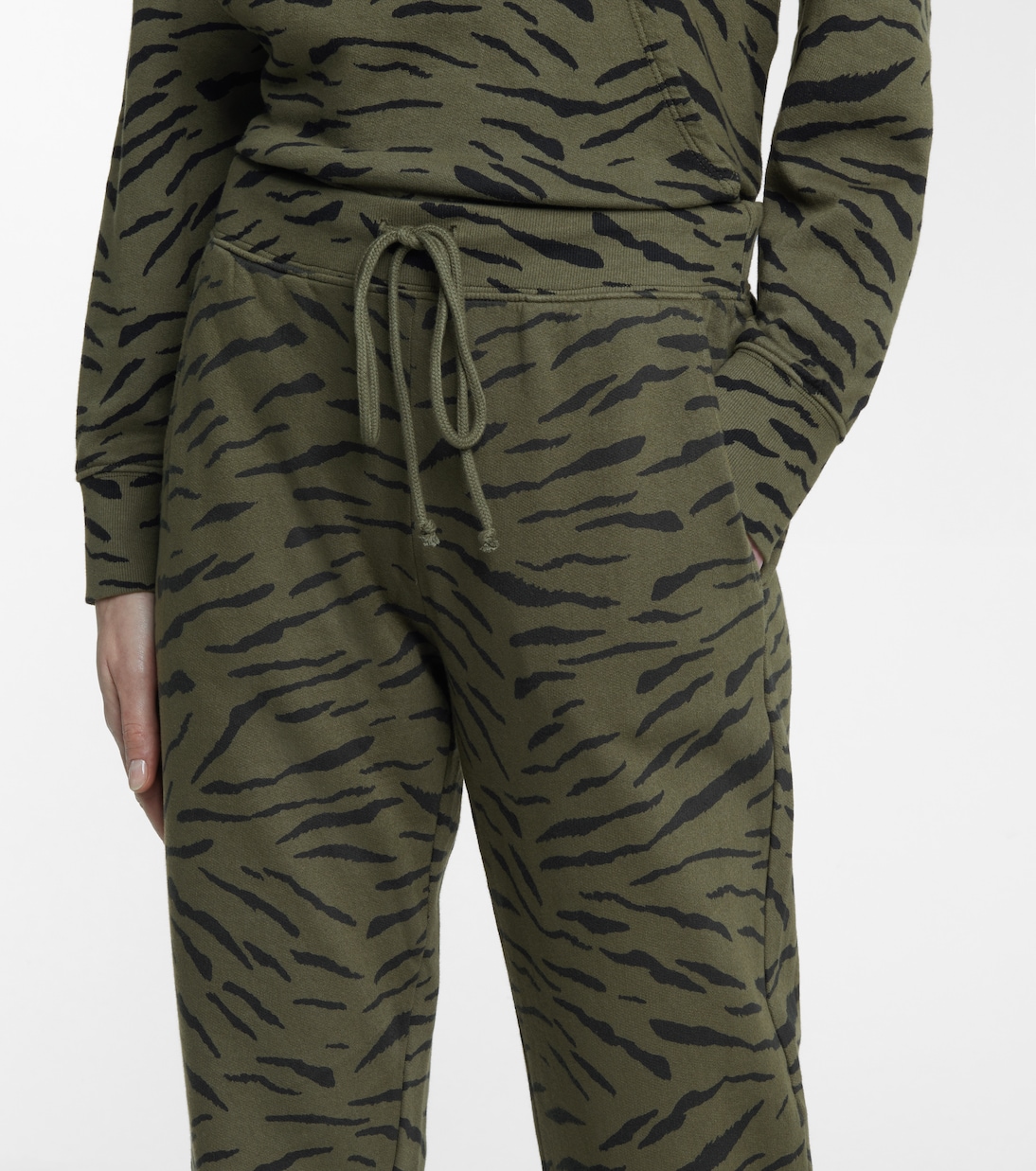 Sang printed cotton sweatpants | Velvet