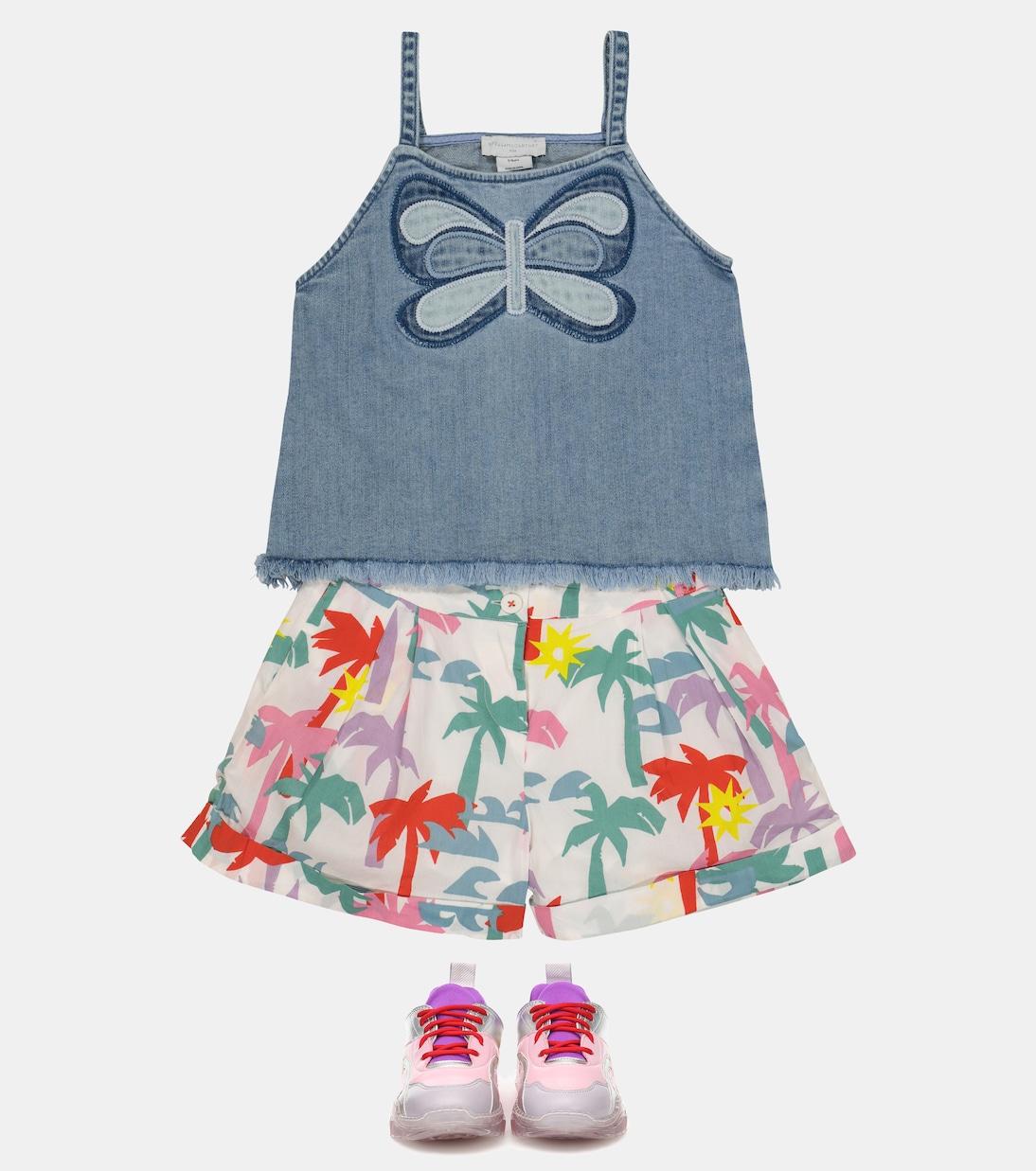 Shorts de algodón estampados | Stella McCartney Kids