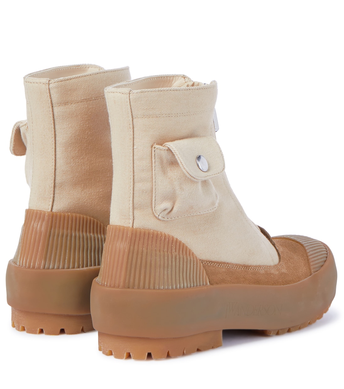 Botines Duck con ribetes de gamuza | JW Anderson