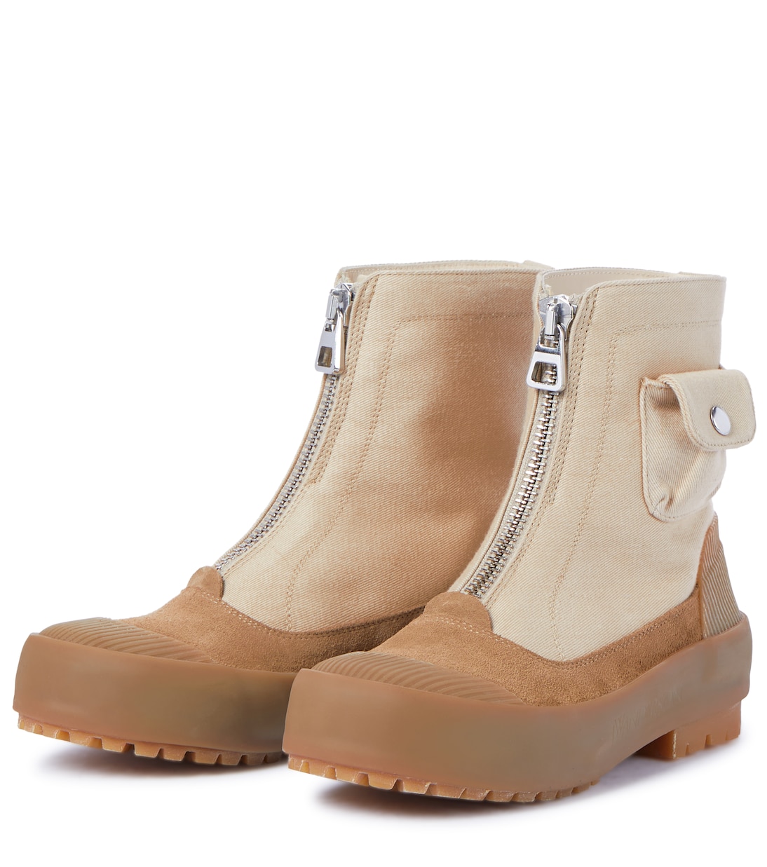 Botines Duck con ribetes de gamuza | JW Anderson