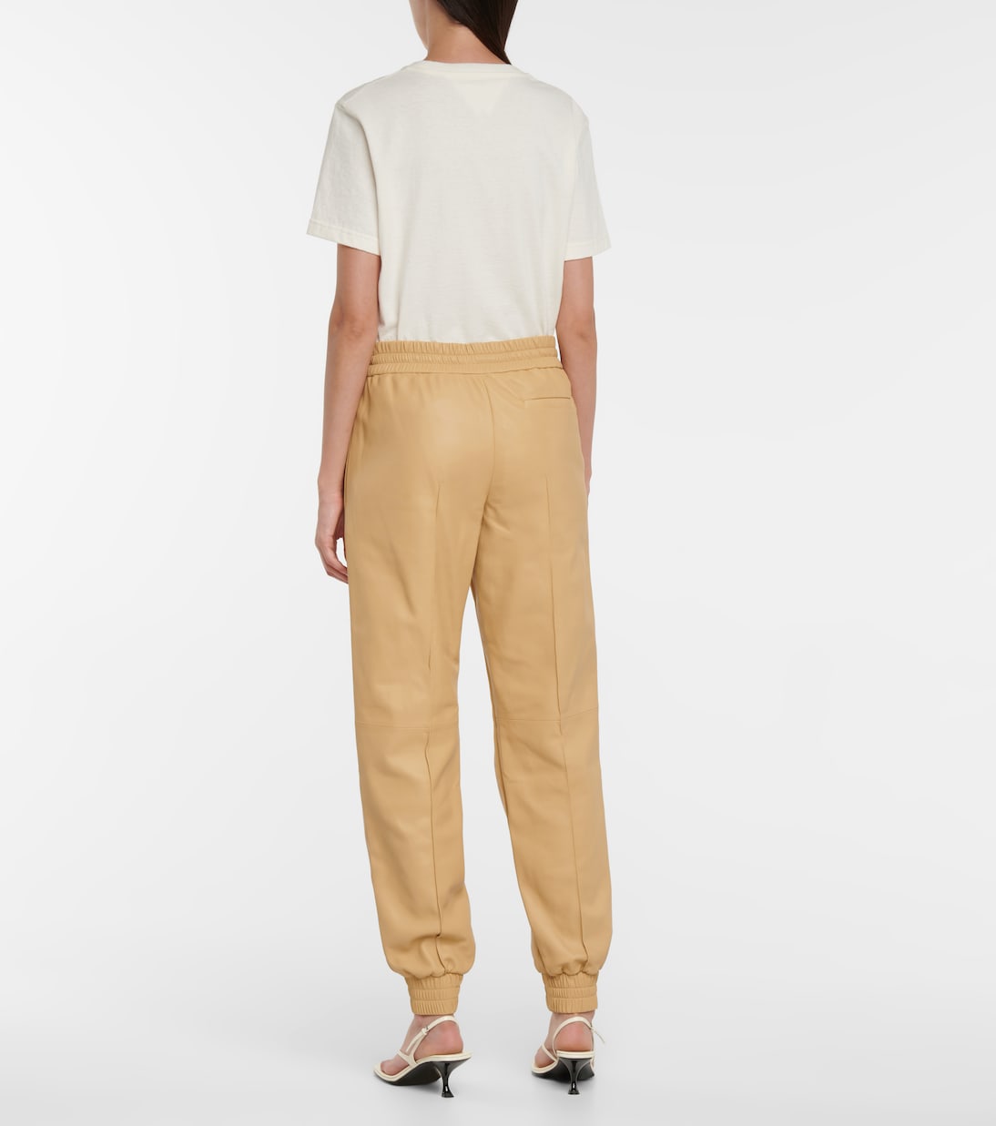 Ankle-zip leather pants | Jil Sander
