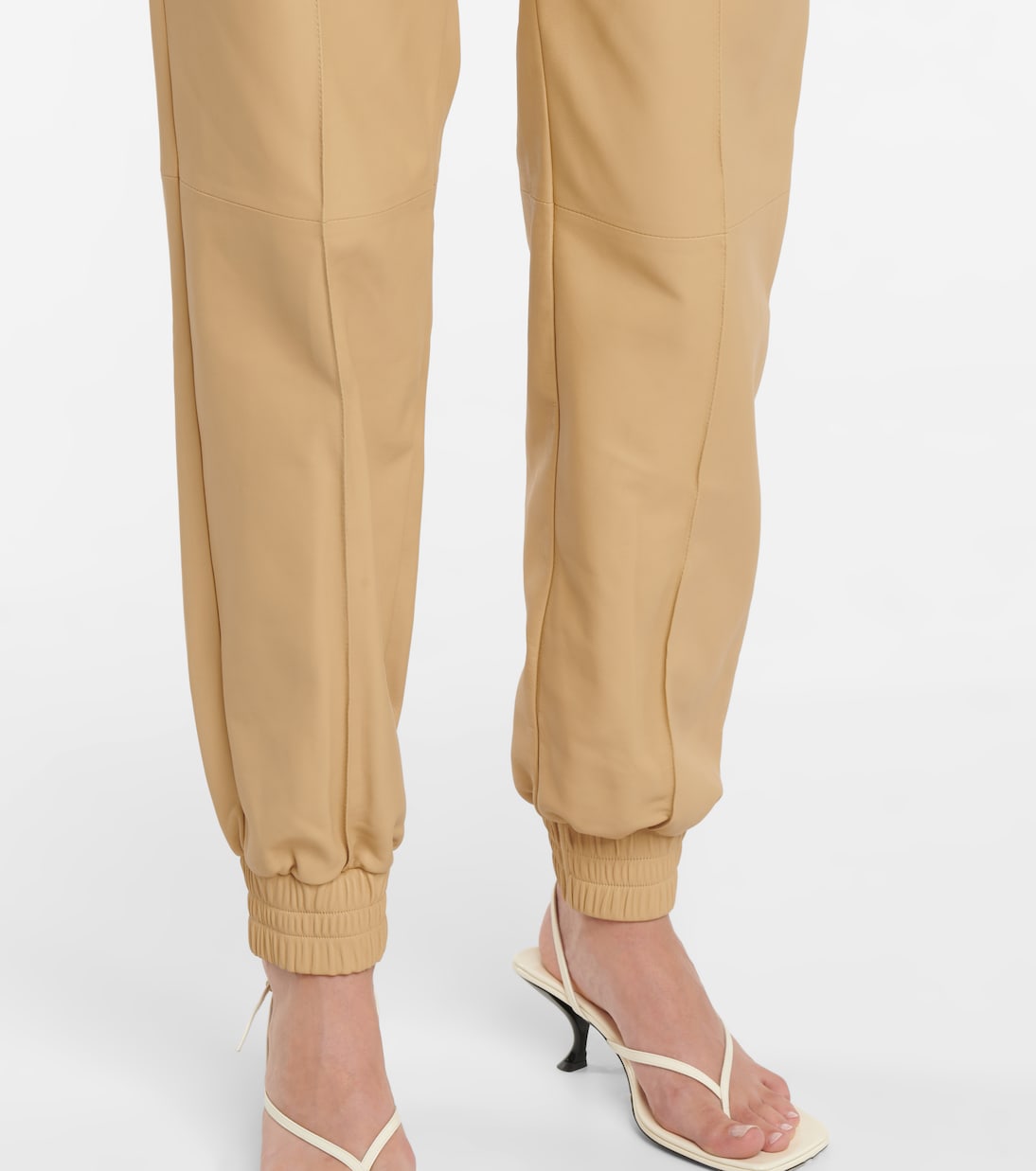 Ankle-zip leather pants | Jil Sander