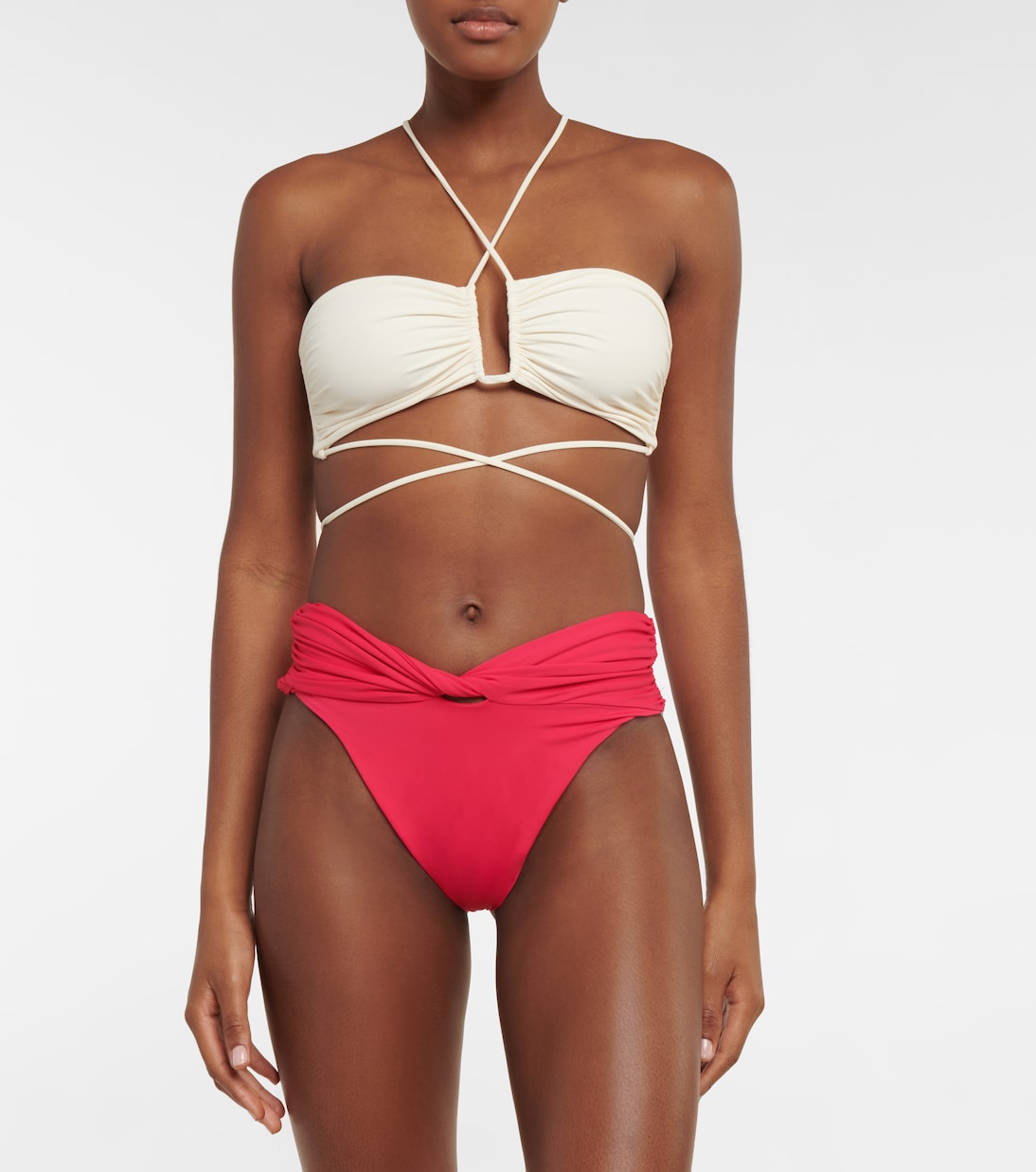 Halterneck bikini top | Magda Butrym