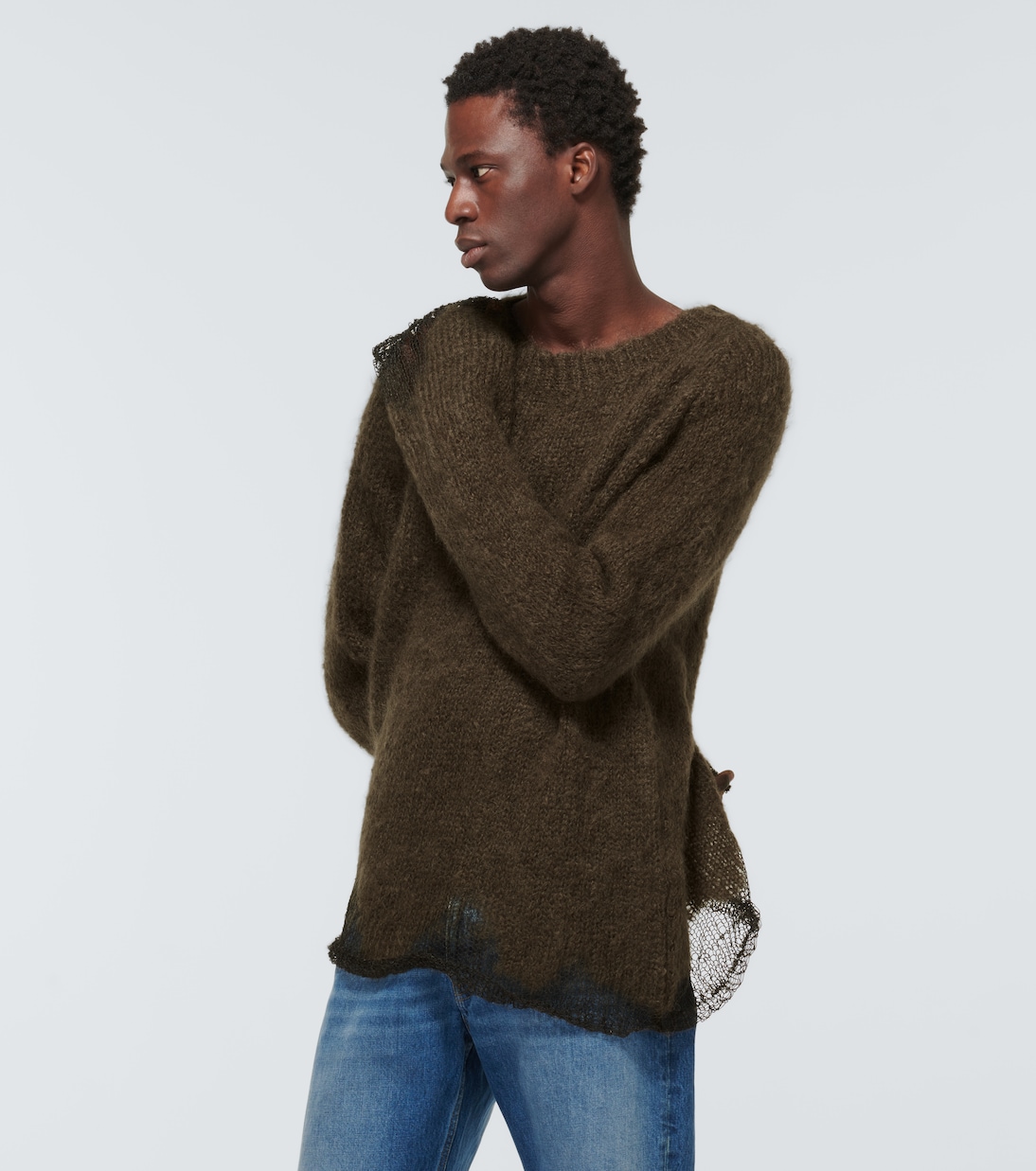 Pullover in misto mohair di lana | Maison Margiela