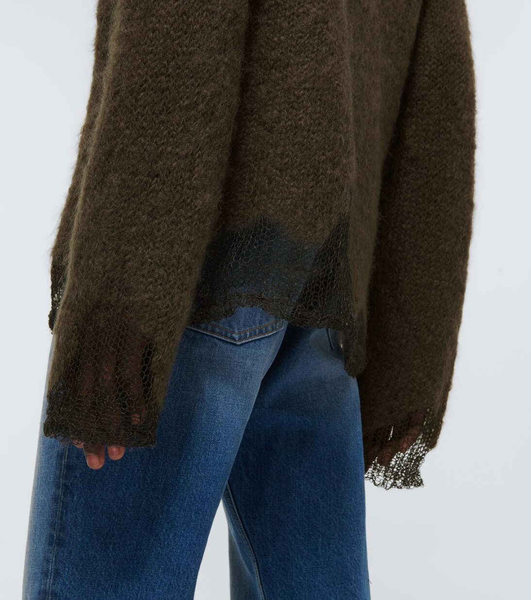 Pullover in misto mohair di lana | Maison Margiela