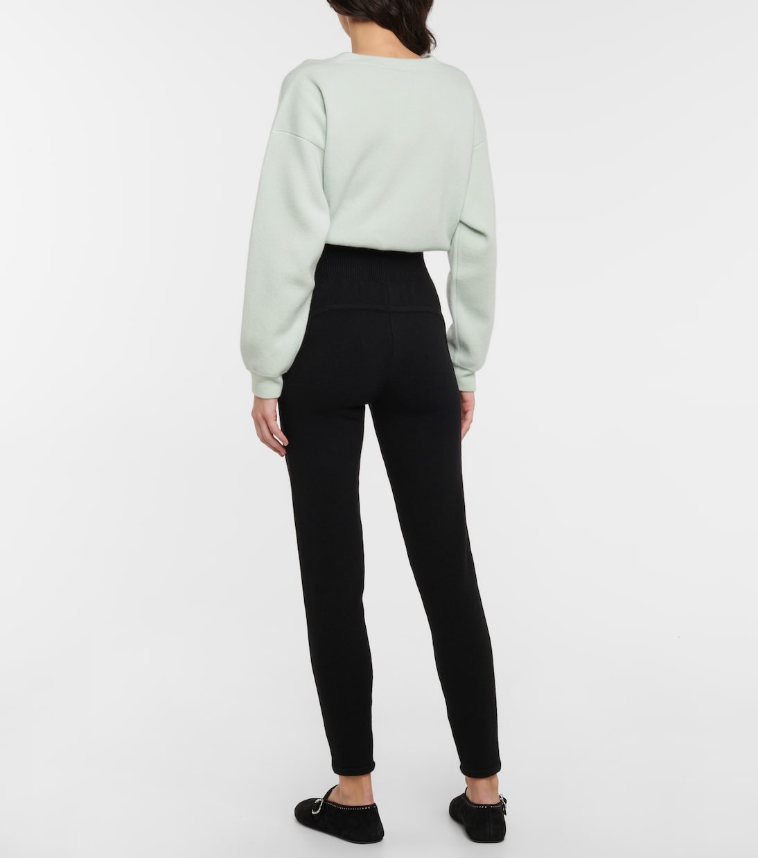 Leggings in cashmere a vita alta | Alaïa