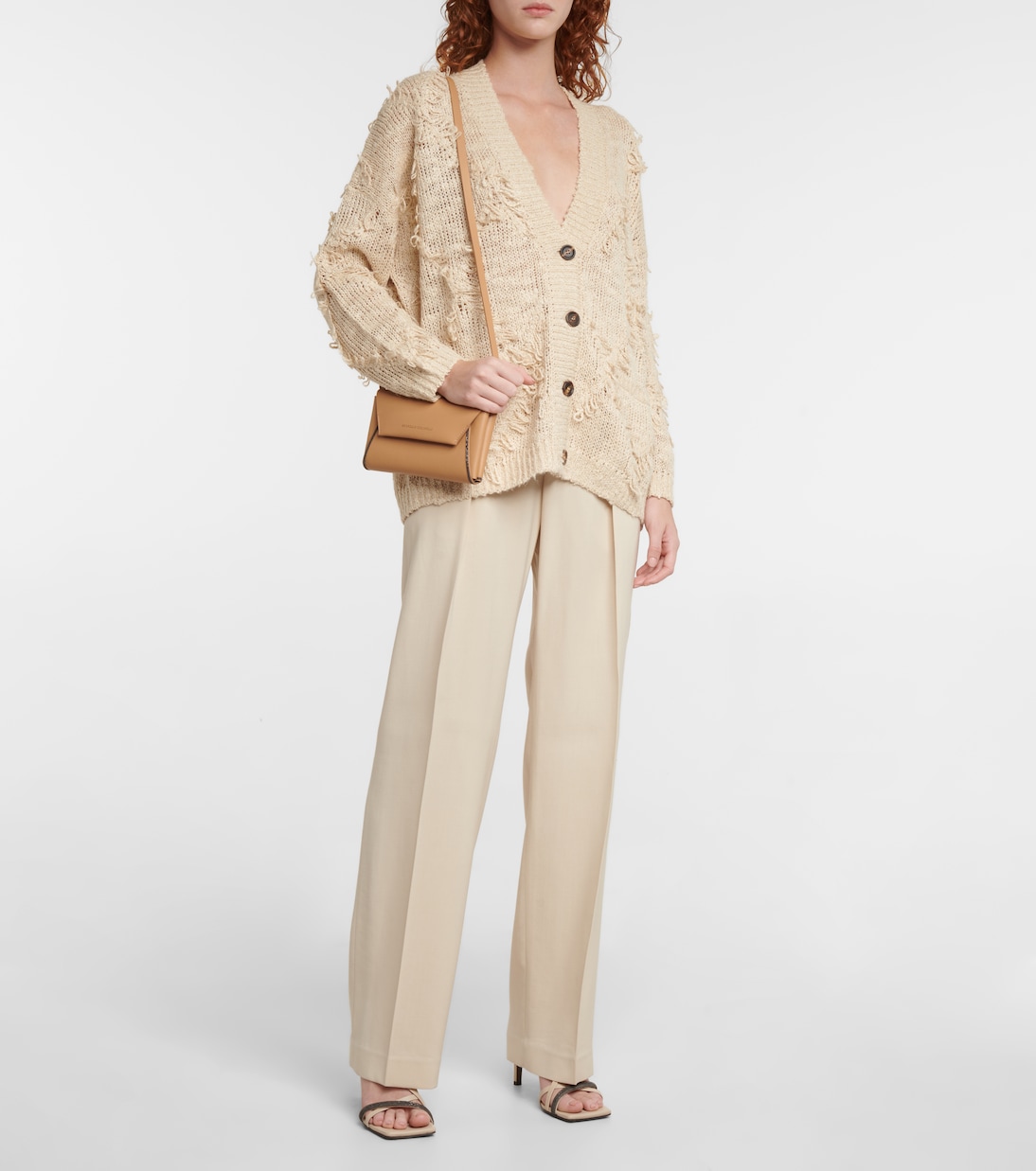 Cardigan aus Seide und Leinen | Brunello Cucinelli