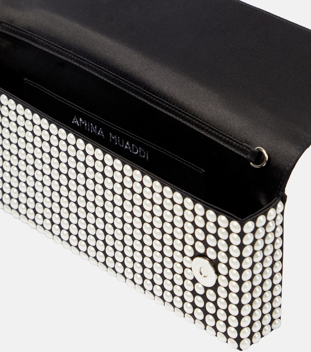 Amini Paloma embellished clutch | Amina Muaddi