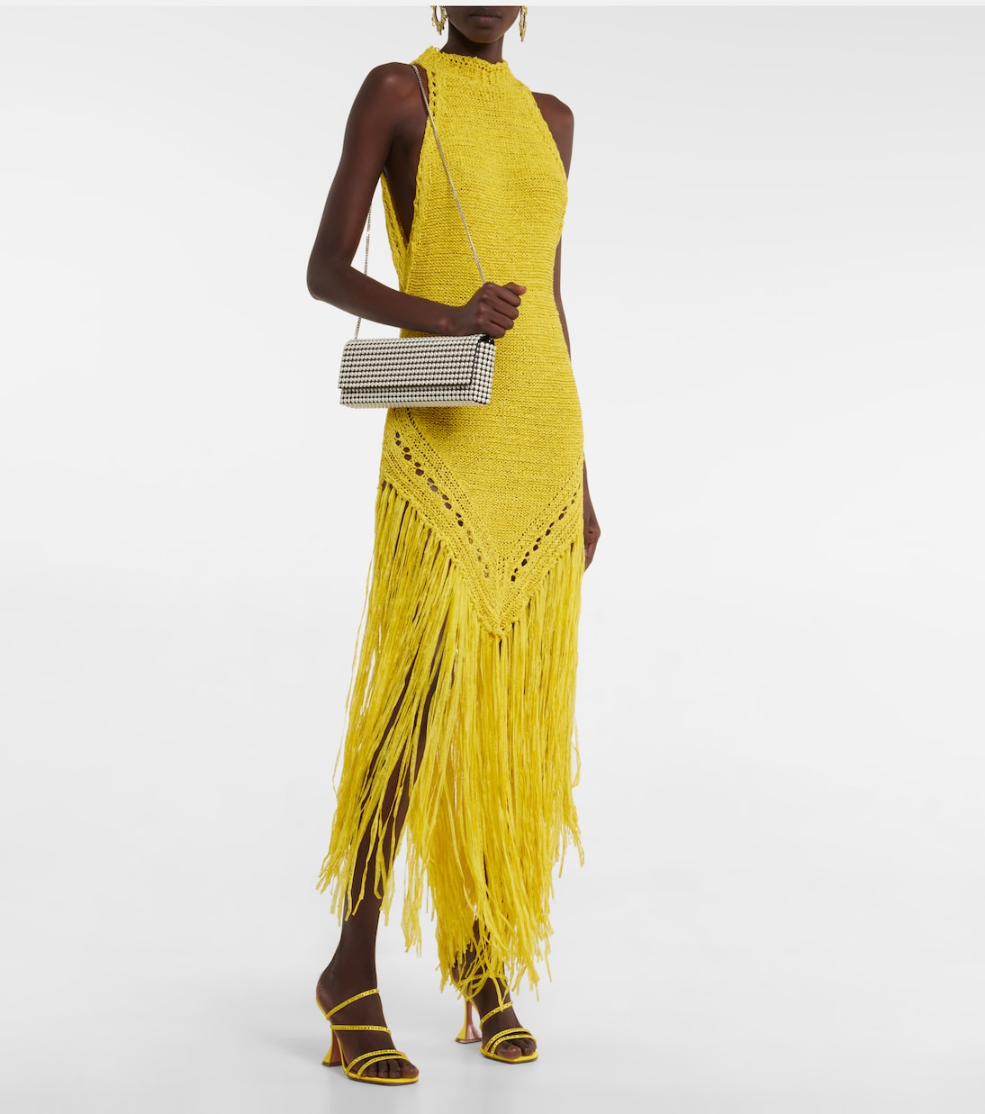 Amini Paloma embellished clutch | Amina Muaddi
