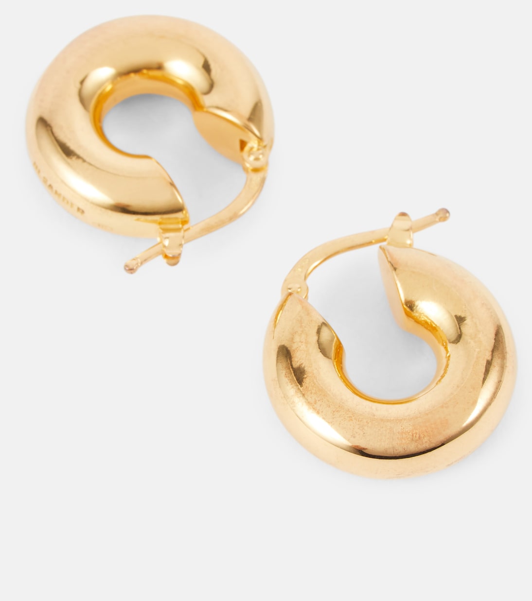 Orecchini a cerchio in argento | Jil Sander