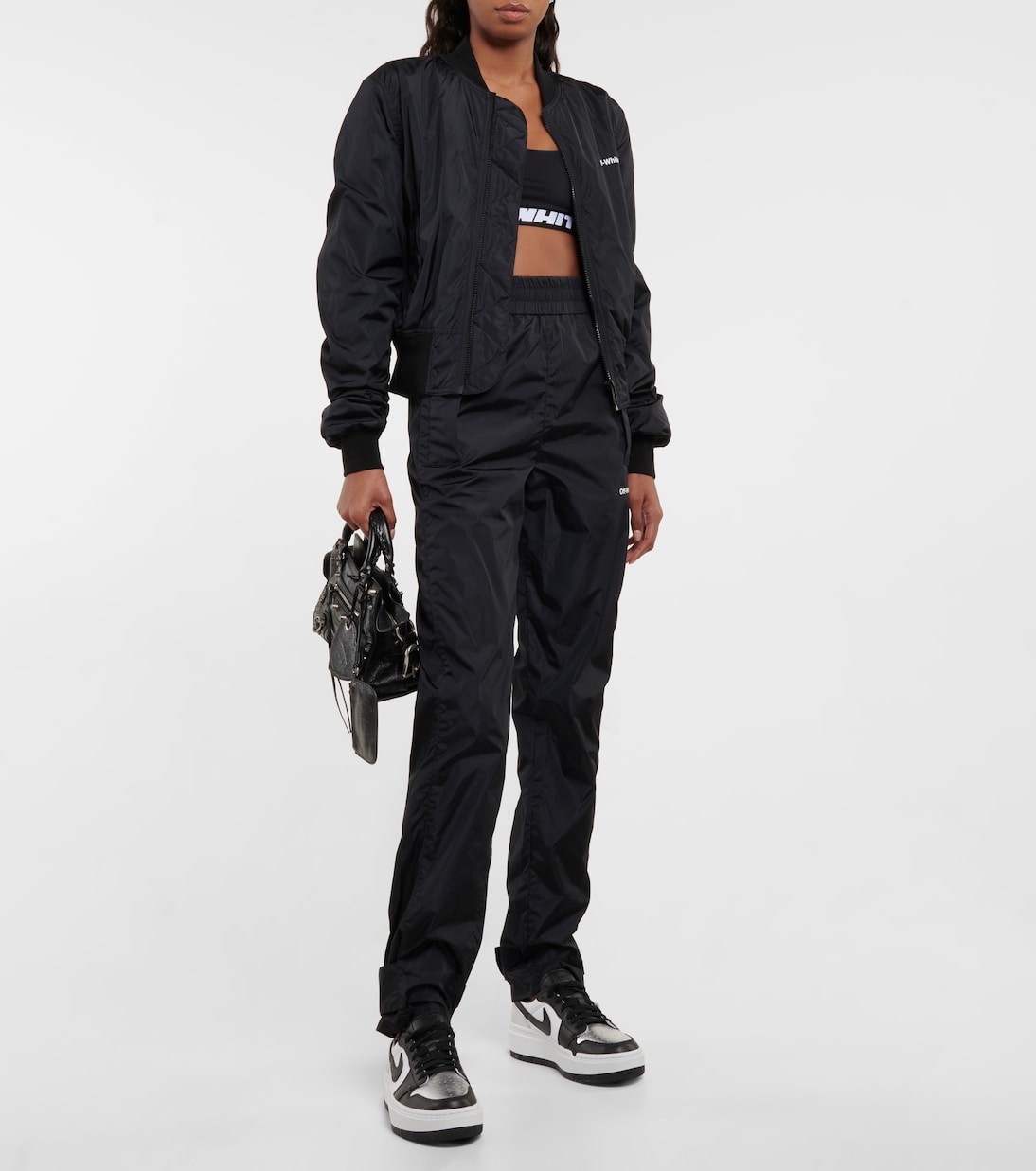 بنطلون رياضي بقصّة مستقيمة | Off-White