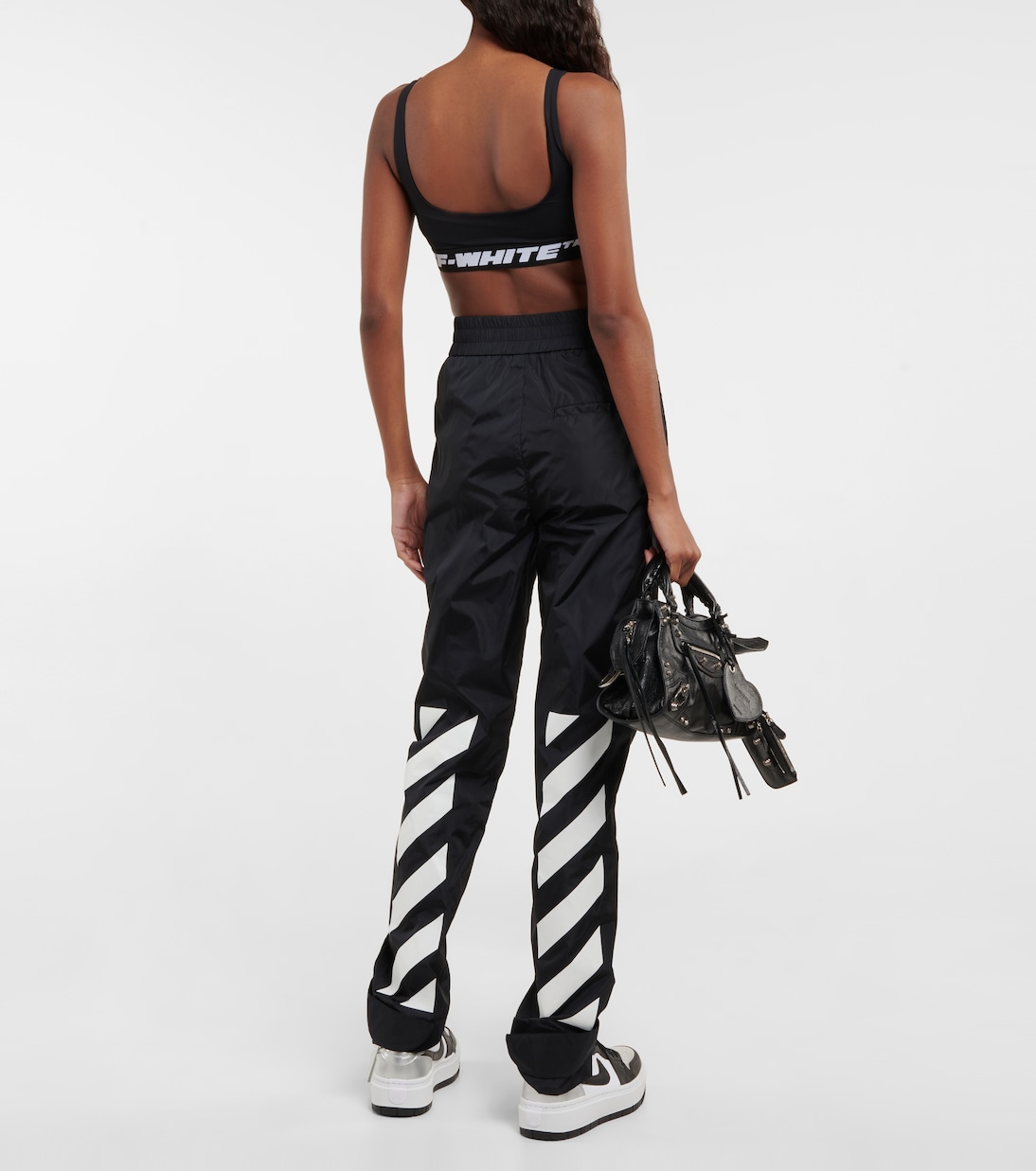 بنطلون رياضي بقصّة مستقيمة | Off-White