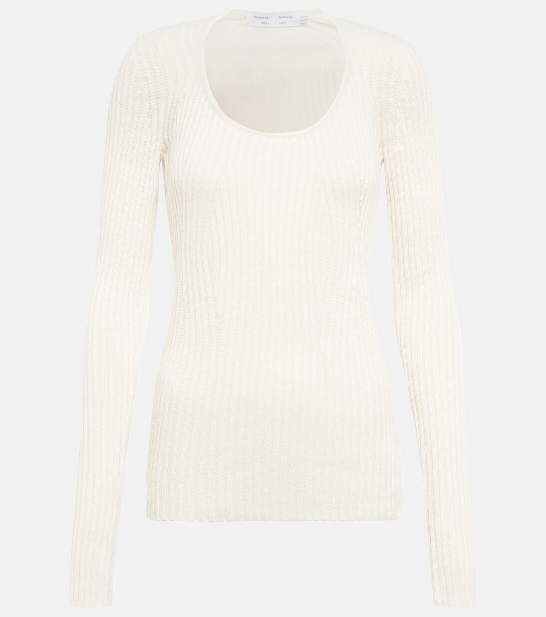 Jersey White Label de lana acanalado | Proenza Schouler