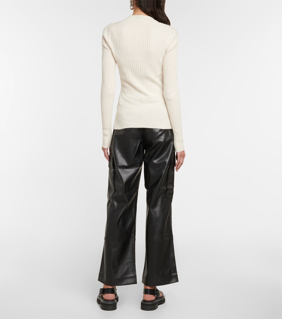 Jersey White Label de lana acanalado | Proenza Schouler