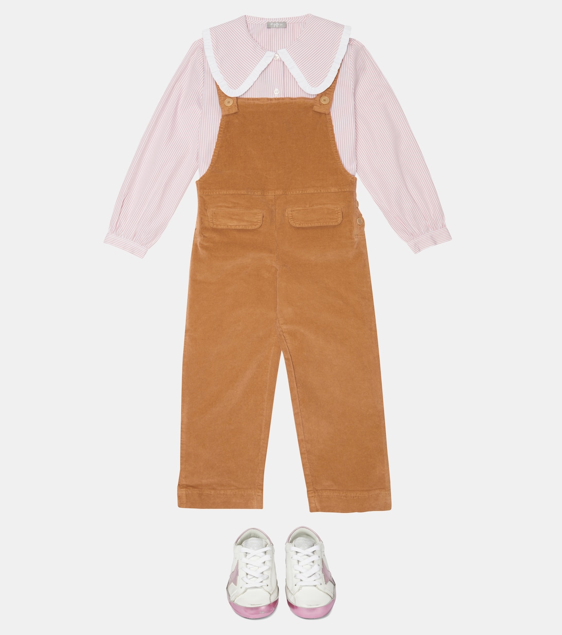Cotton corduroy dungarees | Il Gufo
