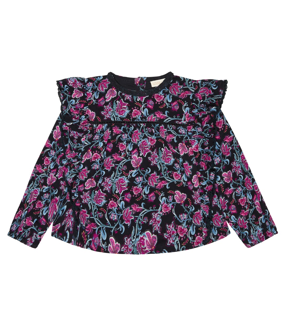 Bluse aus Baumwolle mit floralem Motiv | Louise Misha