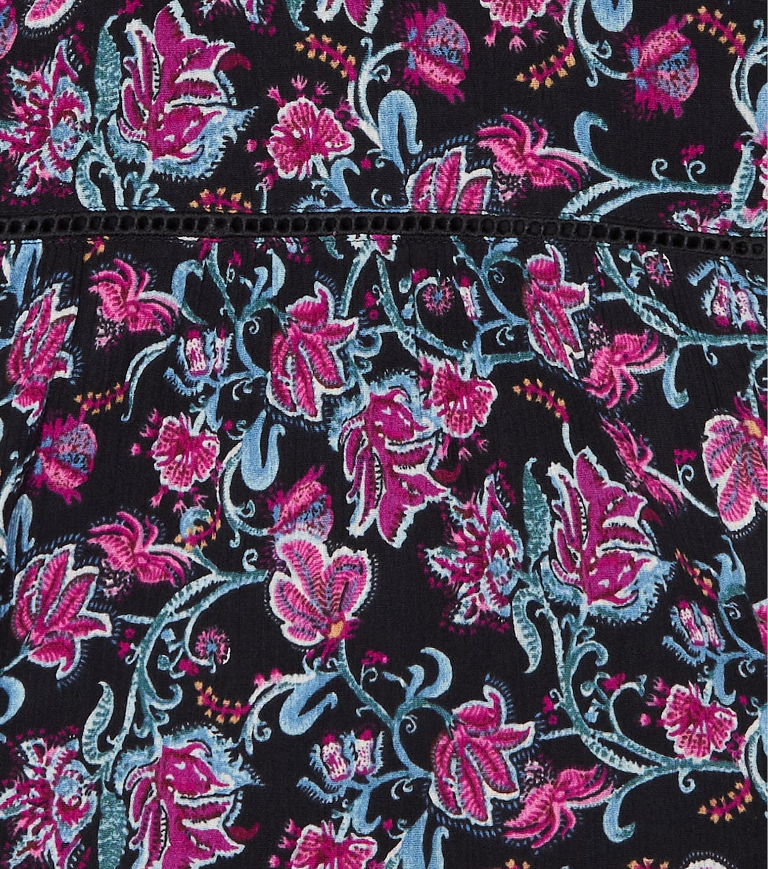Bluse aus Baumwolle mit floralem Motiv | Louise Misha