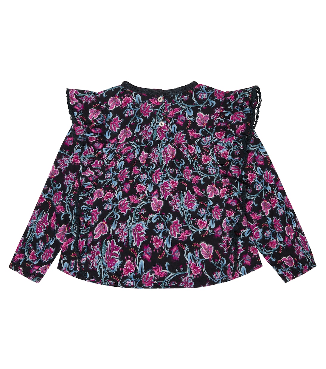 Bluse aus Baumwolle mit floralem Motiv | Louise Misha