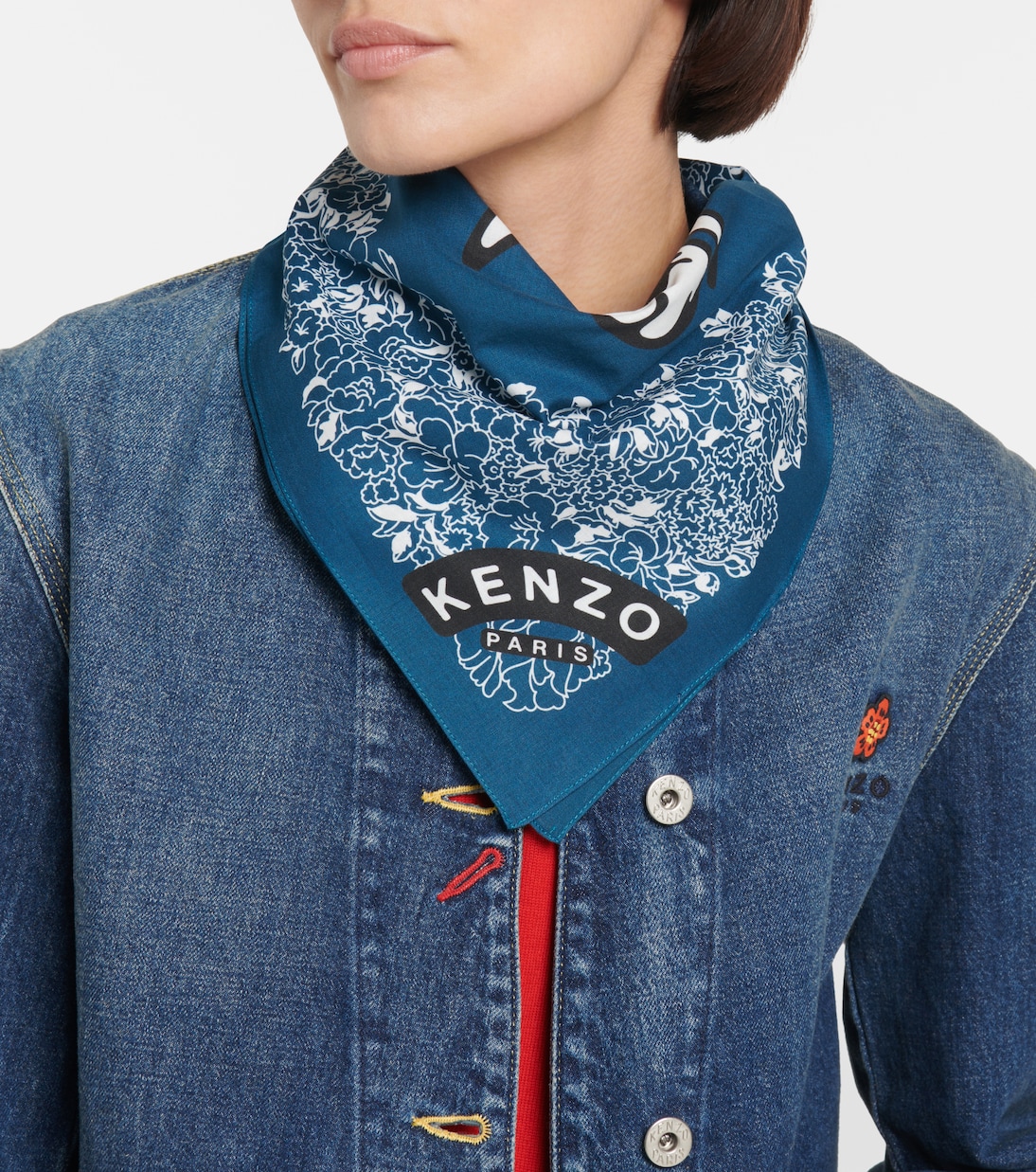 Bufanda de algodón estampada | Kenzo