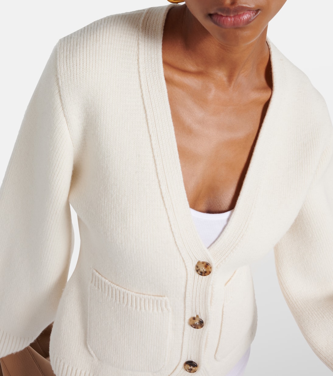 Scarlet cashmere cardigan | Khaite