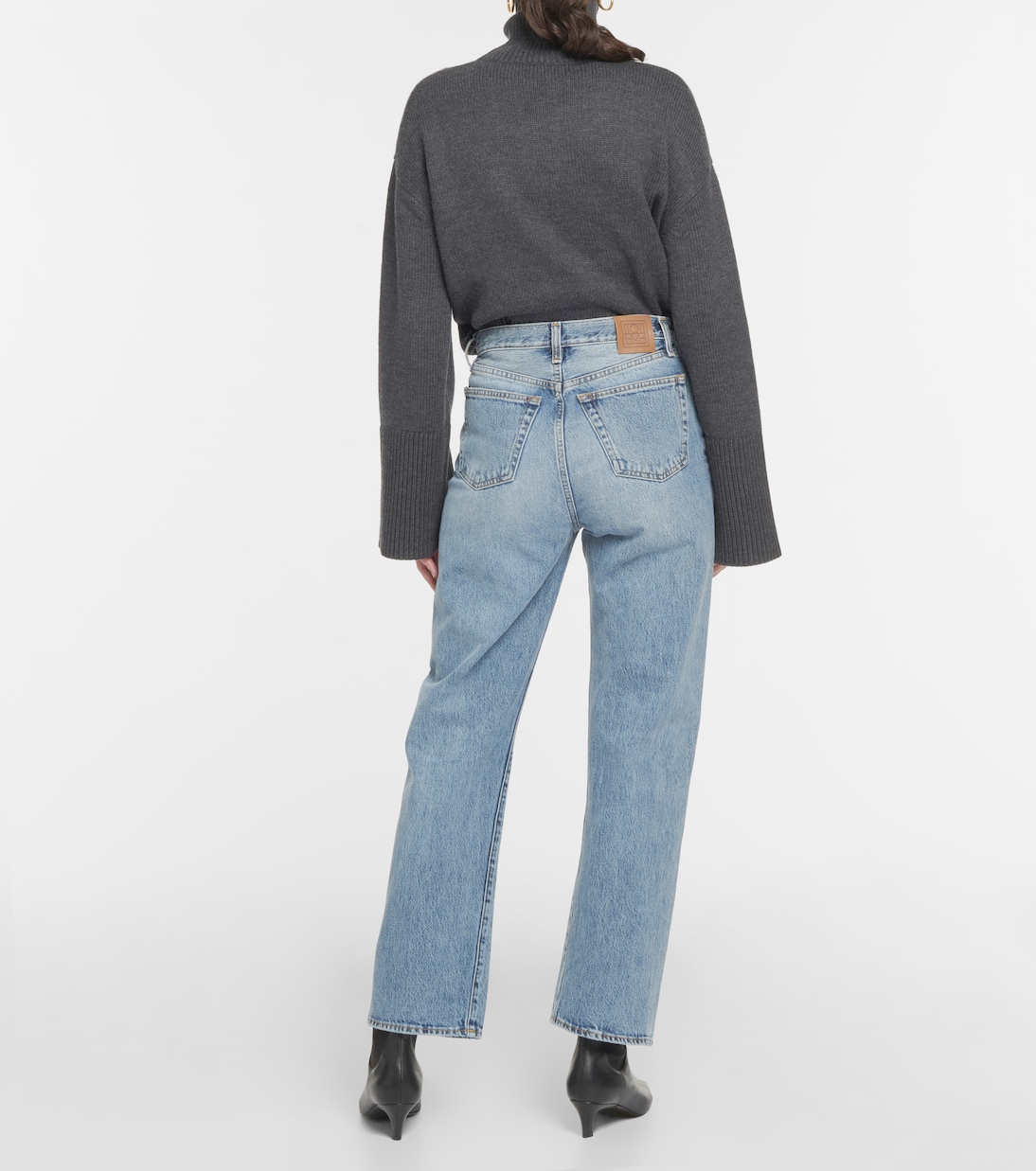 High-rise straight jeans | Toteme