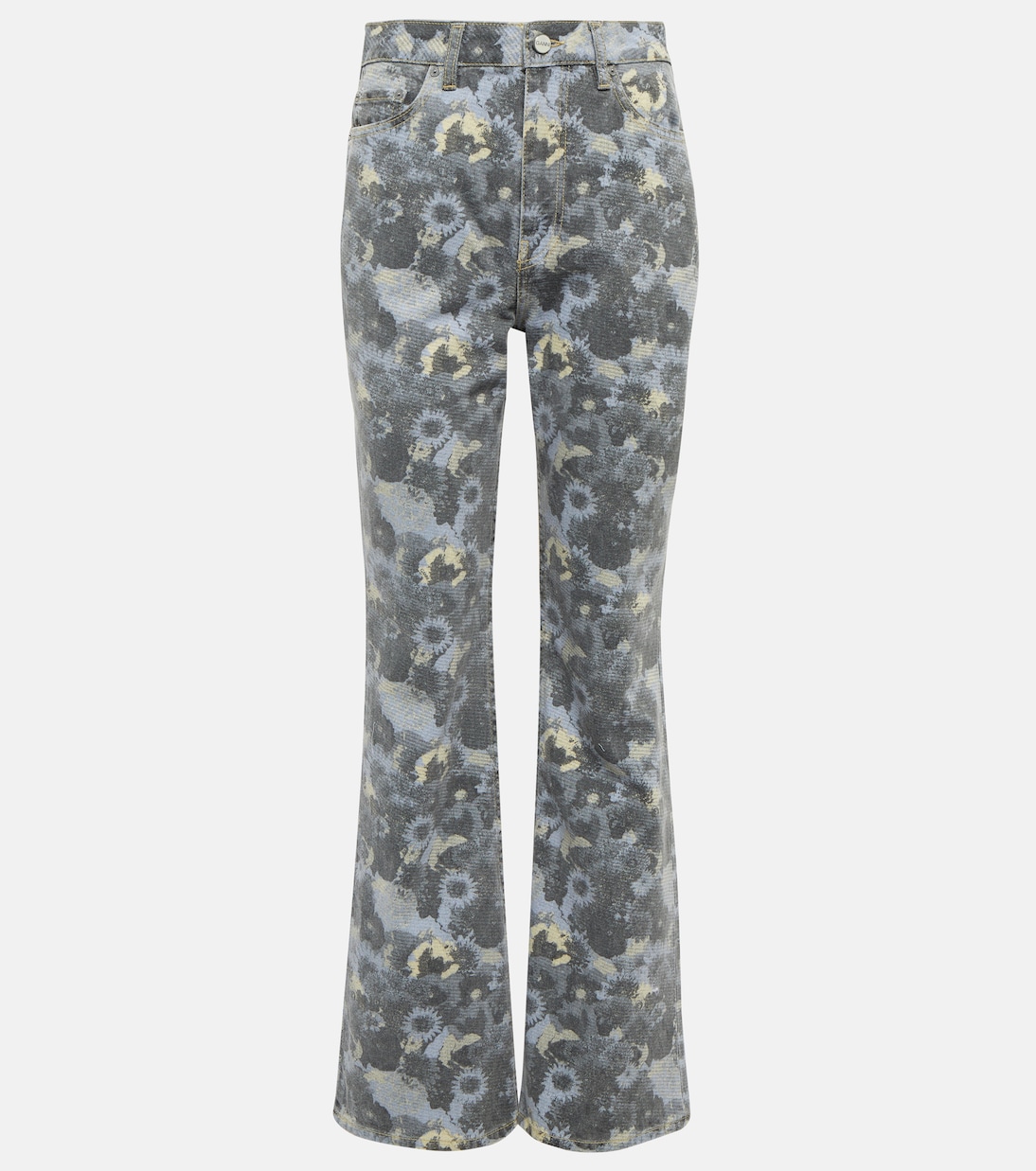 Jeans flared estampados | Ganni