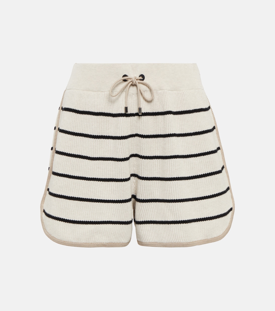Shorts in cotone a righe | Brunello Cucinelli