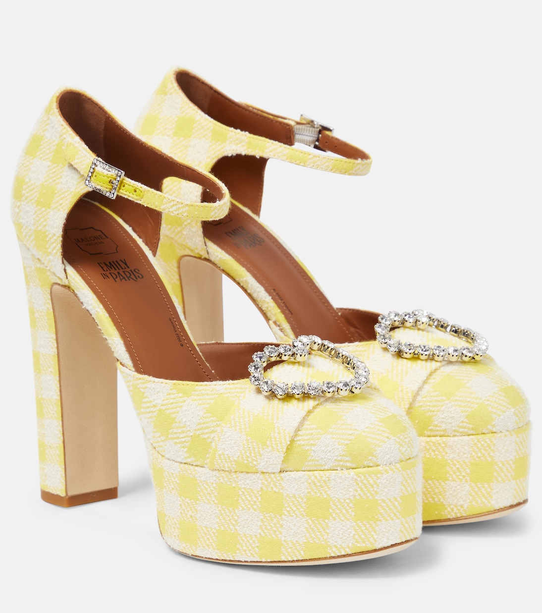 Camille 130 embellished platform pumps | Malone Souliers