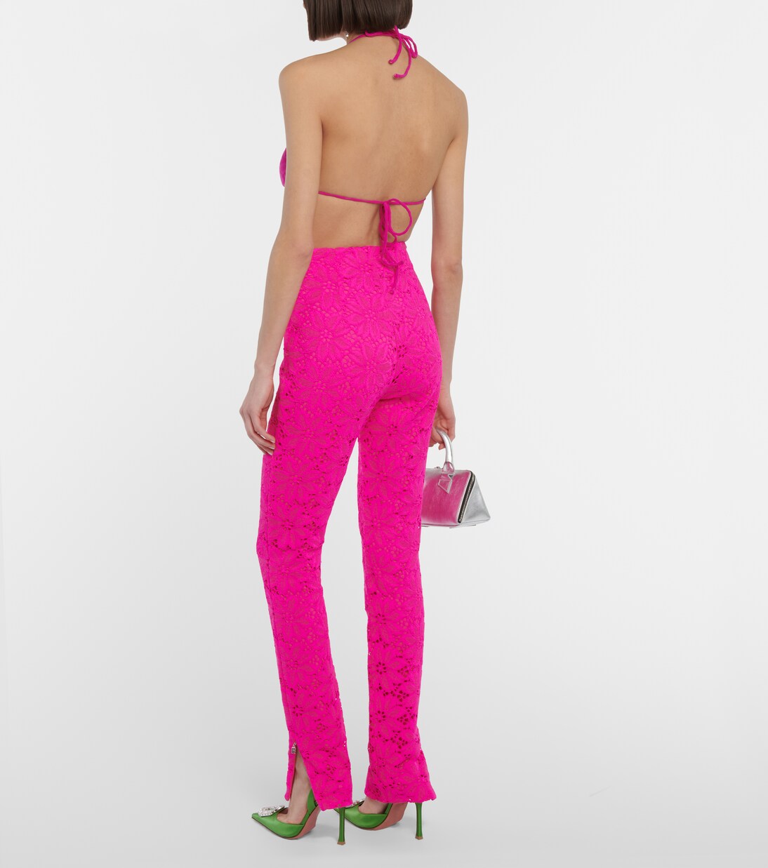 High-rise lace pants | Rotate