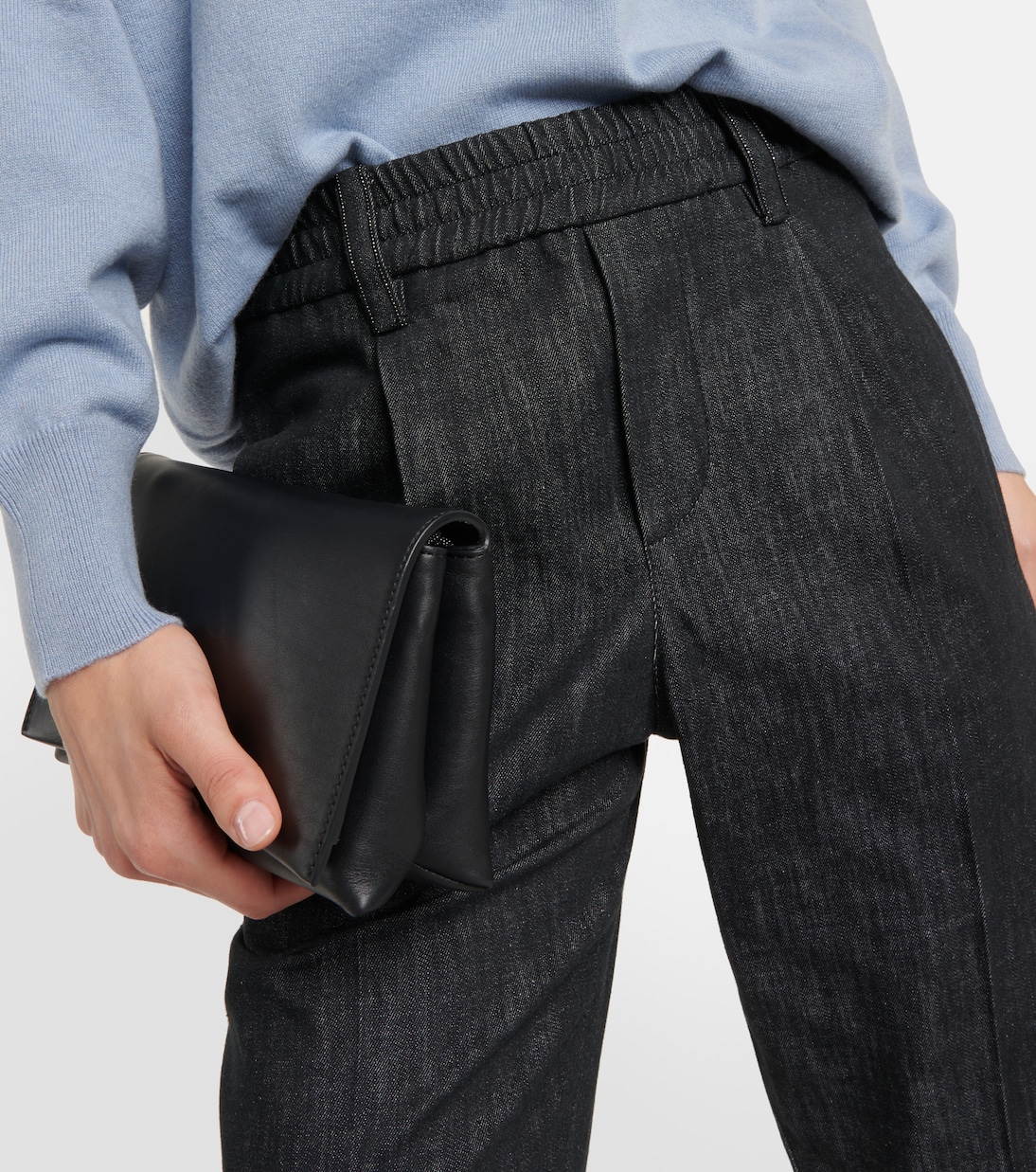 Jeans regular a vita media | Brunello Cucinelli