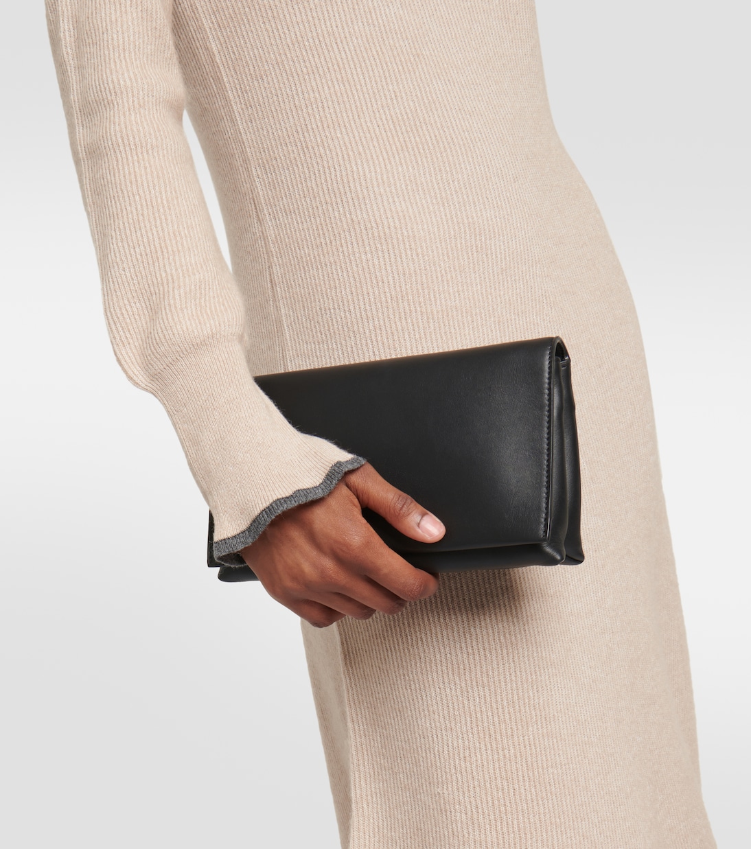 Alpaca and cotton-blend midi dress | Brunello Cucinelli