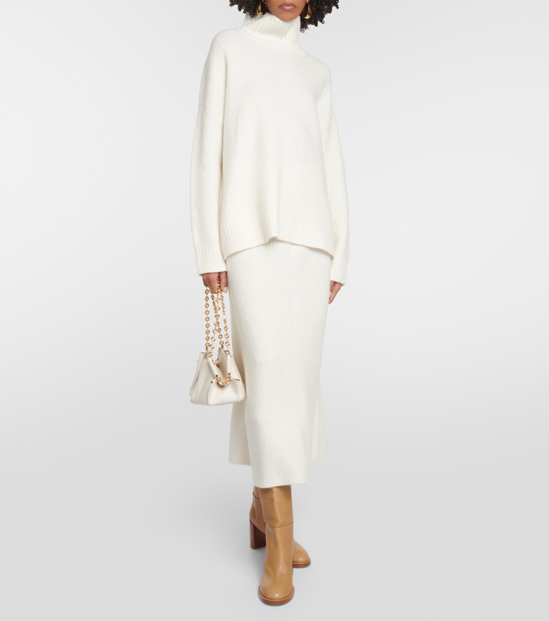 Jersey de cuello alto Elwinn de cachemir | Lisa Yang