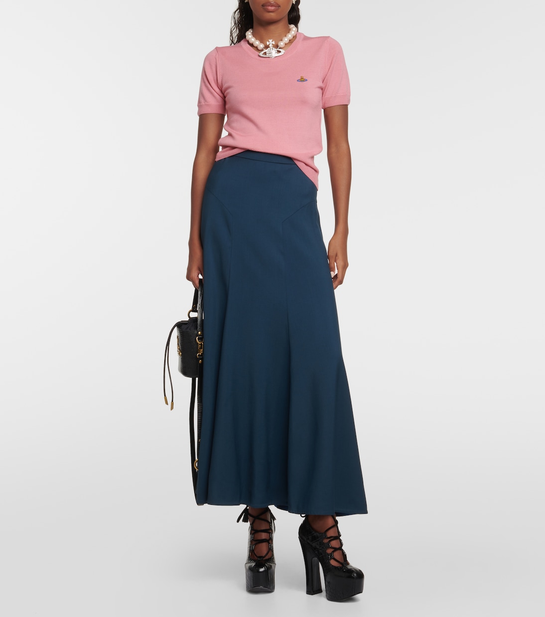 Bea logo virgin wool top | Vivienne Westwood