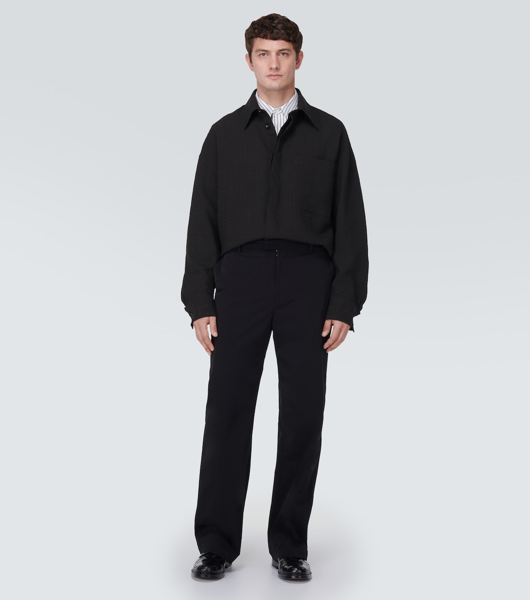 Camicia in cotone a righe | Bottega Veneta