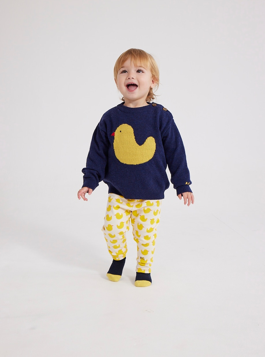 Baby - Pullover Rubber Duck in misto lana | Bobo Choses