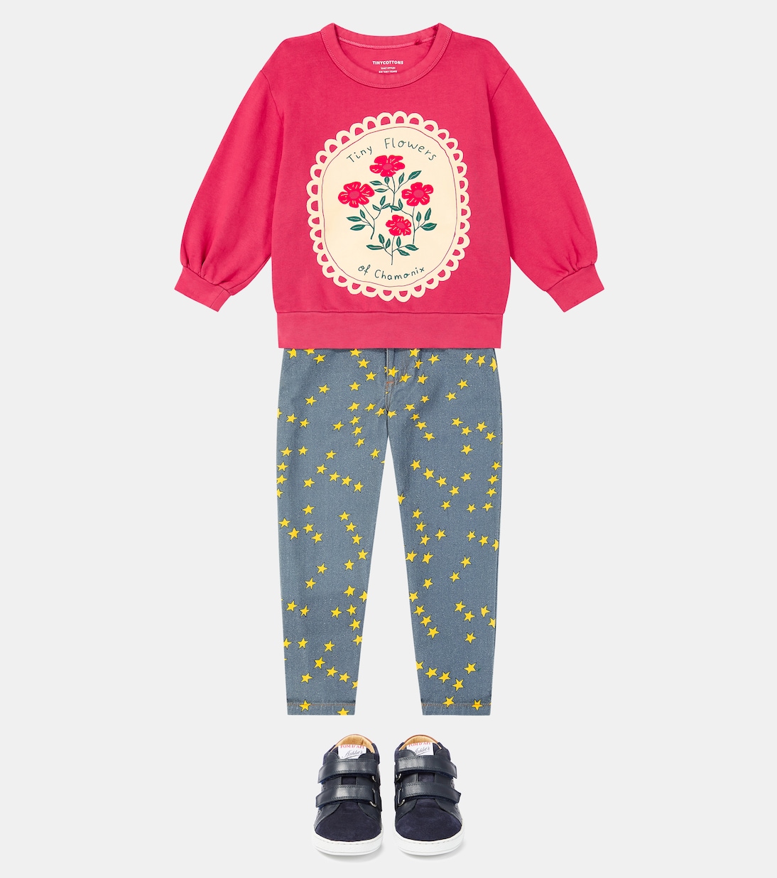 Felpa in jersey di cotone con stampa | Tinycottons