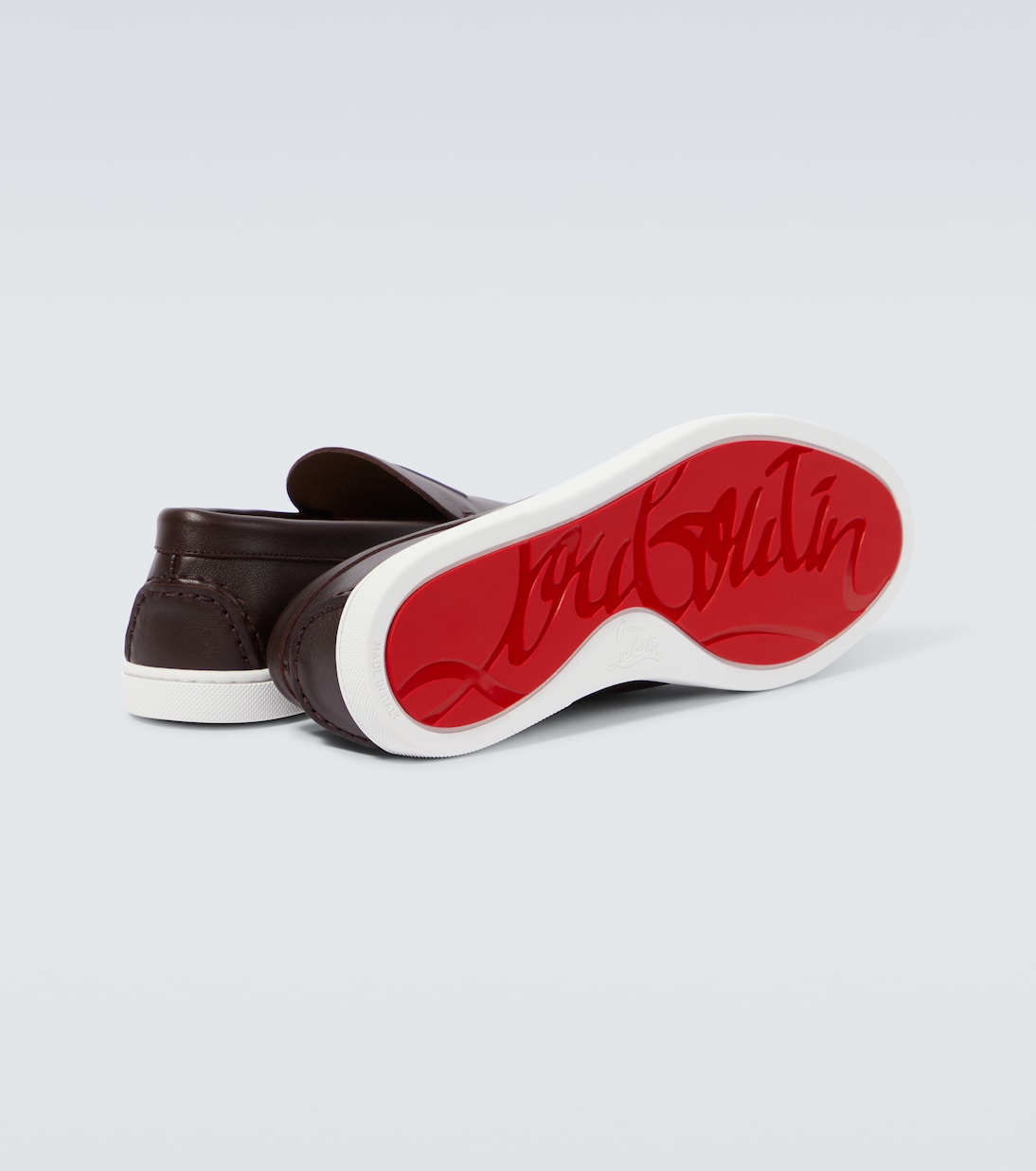 Slip-Ons Varsiboat aus Leder | Christian Louboutin