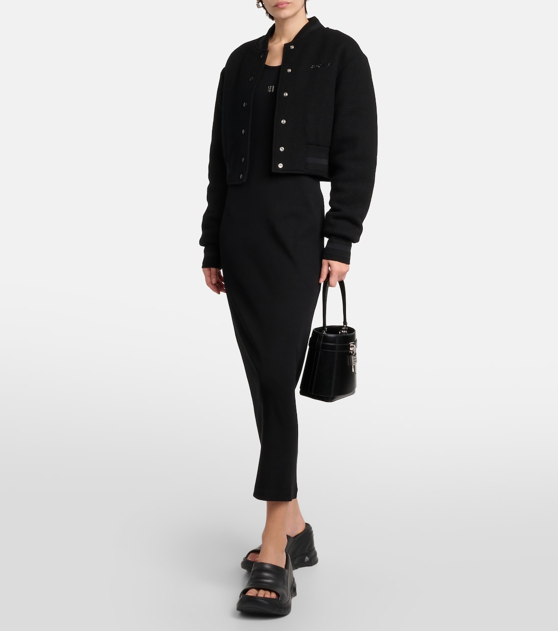 Robe longue en coton | Givenchy