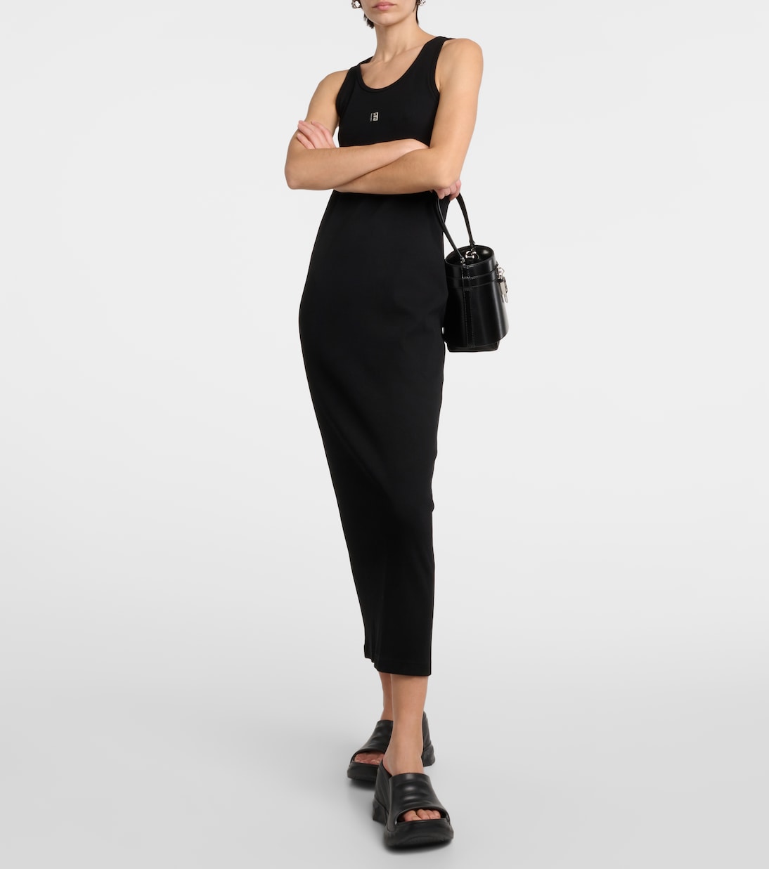 Robe longue en coton | Givenchy
