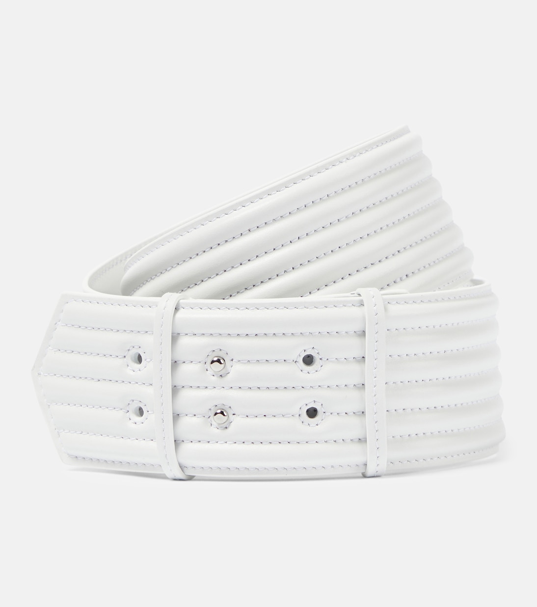 Cinturón de piel acolchado | Alaïa
