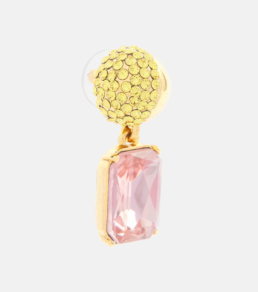 Pendientes adornados con cristales | Oscar de la Renta