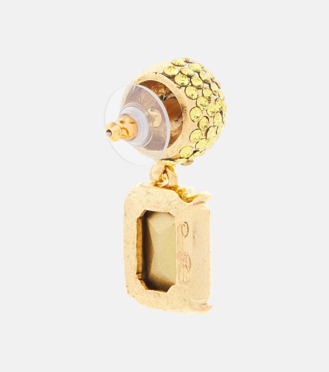 Pendientes adornados con cristales | Oscar de la Renta